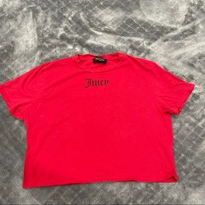 Juicy couture Red Crop Top